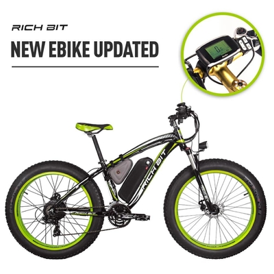 US EU STOCK 26 inch fat tyre electric cycle Long Range 1000w 17ah Lithium Battery Rich Bit 022