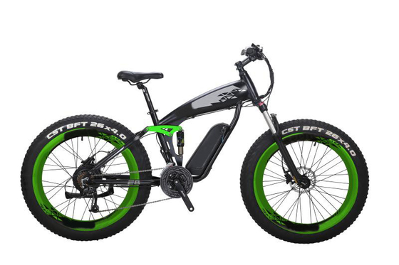 350w 26 Inch Fat Tire Ebike External Downtube Lithium Battery 48v Cysm Electric Bike