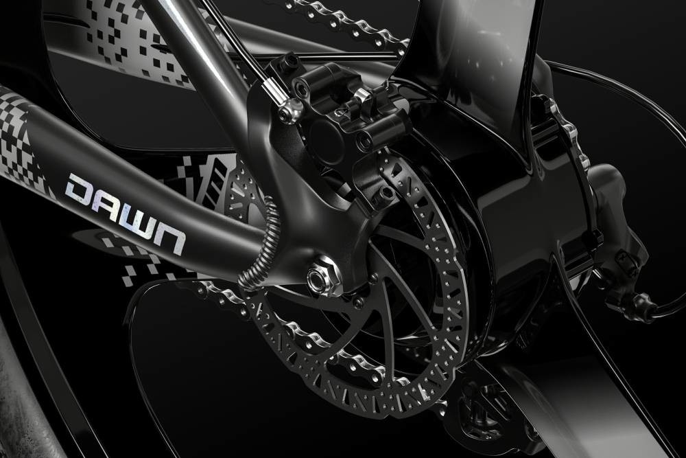 Motorized Off Road Electric Mountain Bike 500w 48v 14Ah CYSUM M520